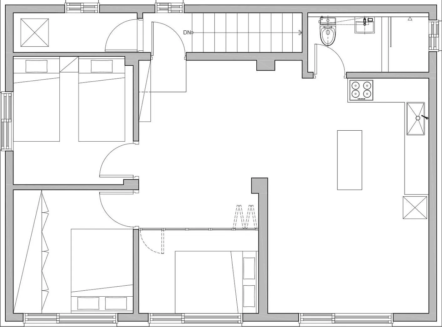 3Br Jong-Ro Family House, 4Beds, 6 People Apartment Seoul